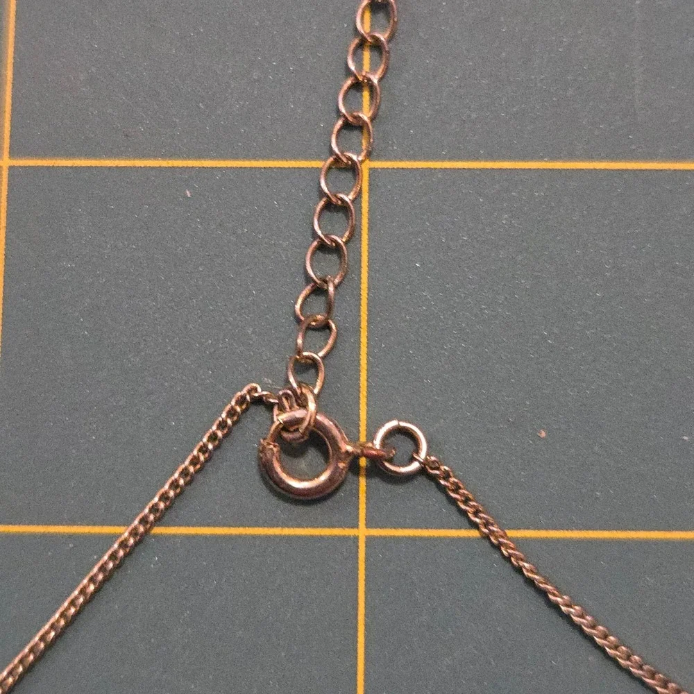 Rose Gold Tone Dainty Chain Bracelet Minimalist Jewelry Adjustable Dainty EUC